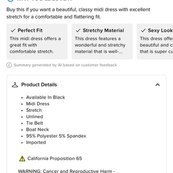 More To The Story Midi Dress - Black XL - Picture 6 of 9